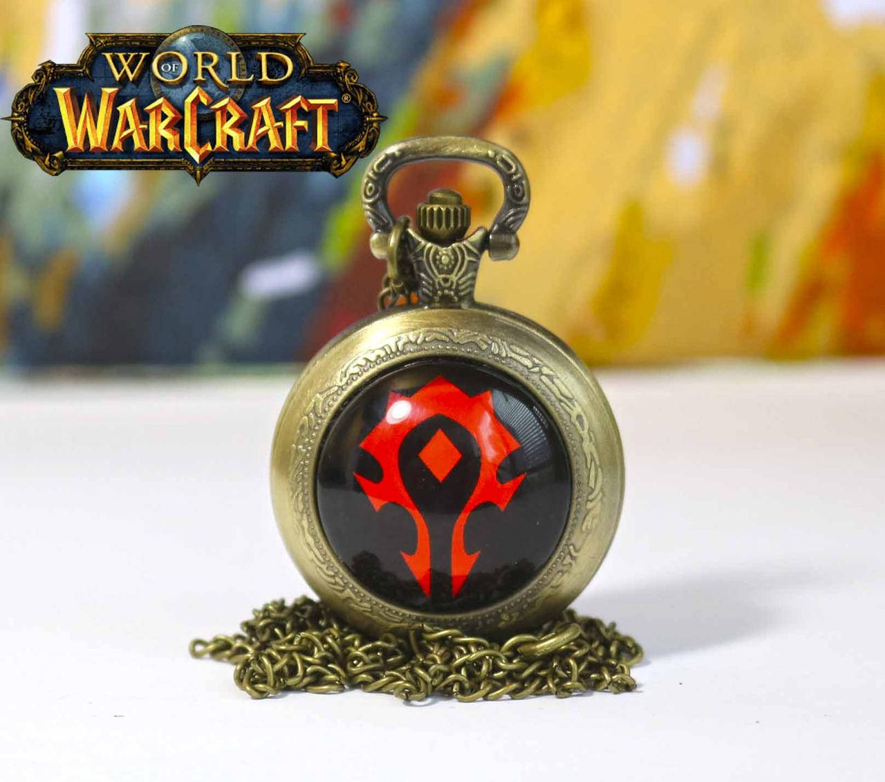 

Карманные часы с символом Орды Варкрафт / World of Warcraft