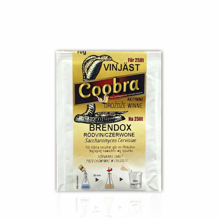 

Дрожжи для красных вин Сoobra Brendox (Швеция)
