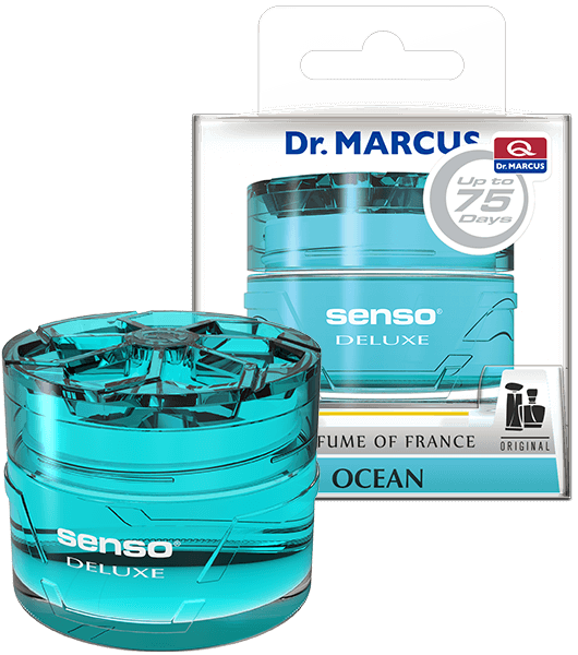 

Авто освежитель Dr. Marcus Senso Deluxe (выбор аромата), Ароматизатор автомобильный (Пахучка в салон авто) MiX Ocean