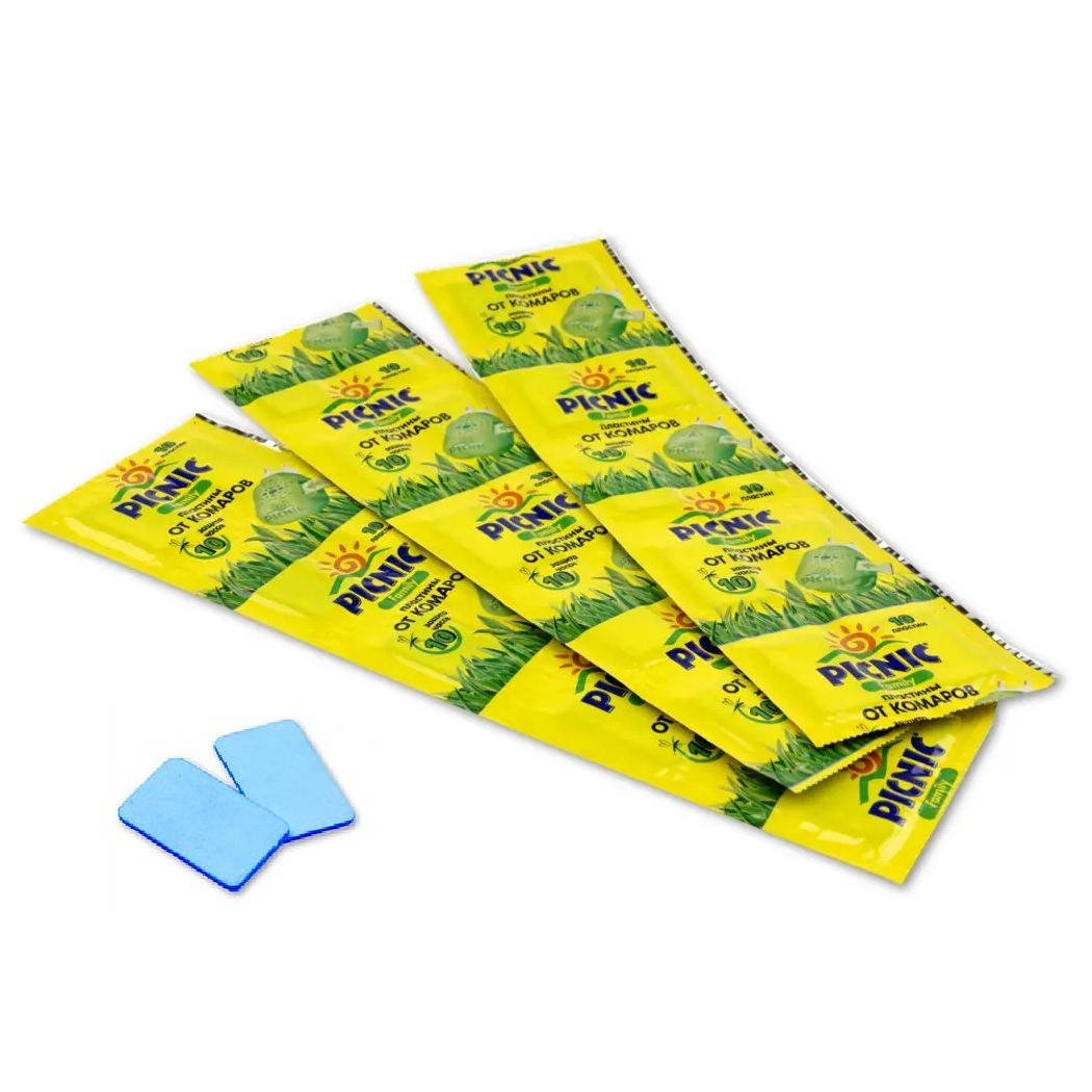 

Пластины от комаров Picnic Family 10 часов защиты 10 шт