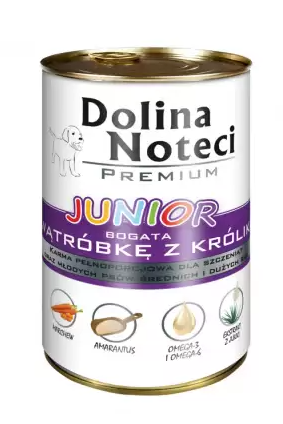 

Dolina Noteci Premium Junior 400г для щенков с печенью кролика