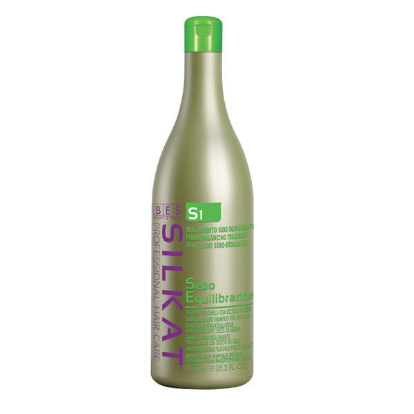

Шампунь с протеинами для жирных волос1000мл. S1 Silkat Protein BES