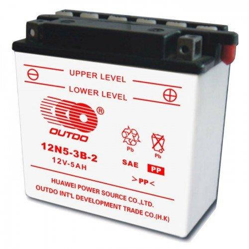 

Outdo 12N5-3B Аккумулятор 12V 5Ah, заливной, 120x60x130 мм