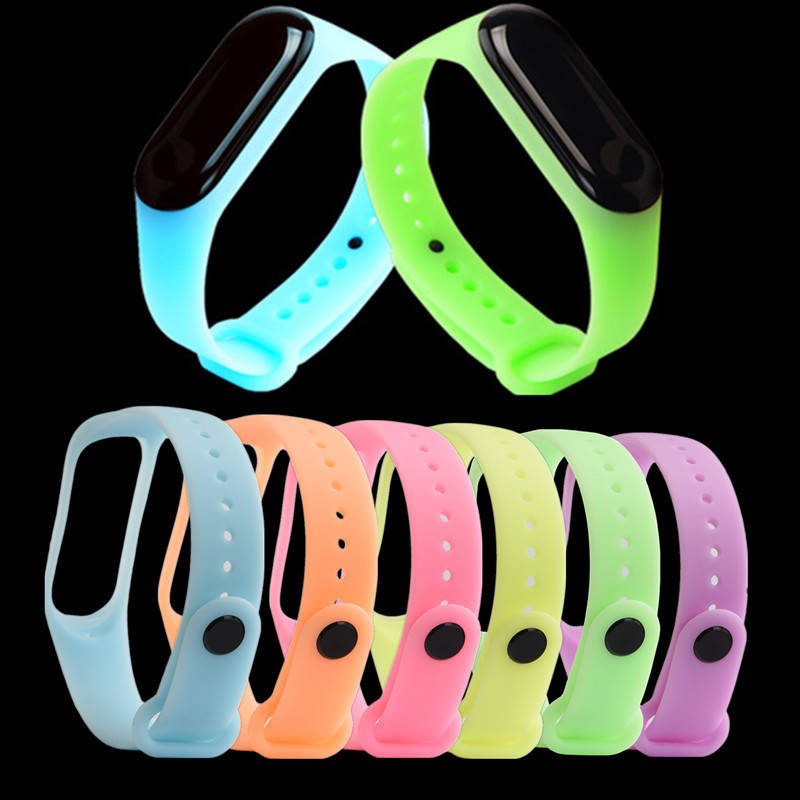 

Ремешки к браслетам Mi Band 4 Светящийся Luminous (mrk7424) MiBand