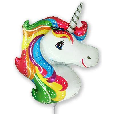 

Фольгированный мини-шар Единорог (Flexmetal), Разные цвета