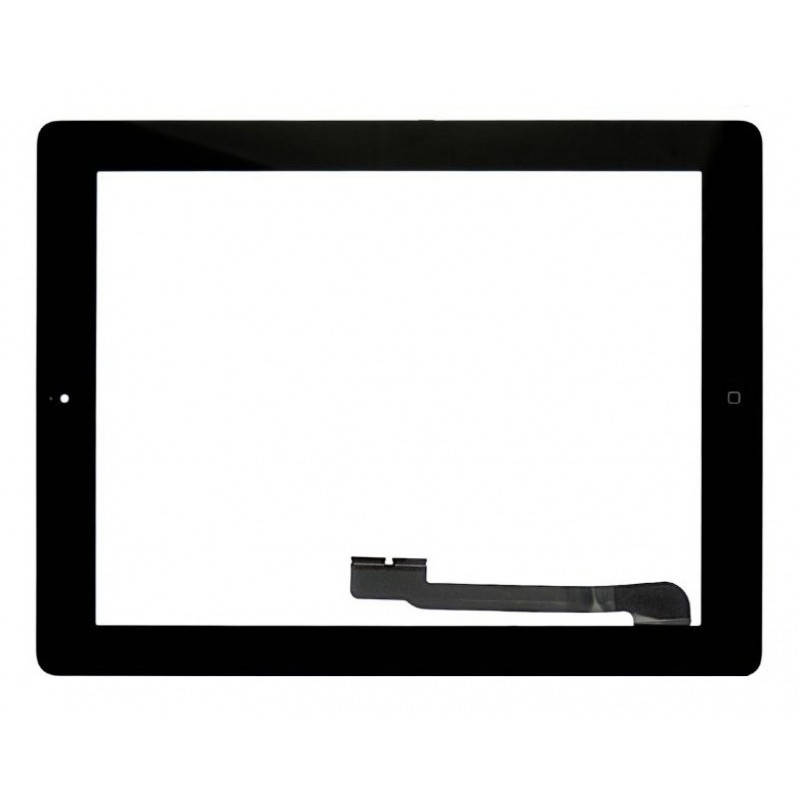 

Apple iPad 3, iPad 4 черный с кнопкой Home емкостной тачскрин (сенсор)