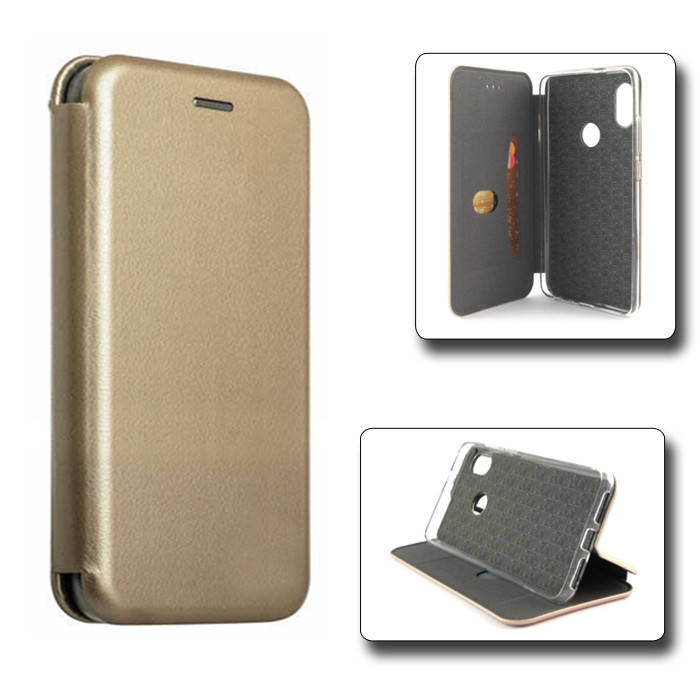 

Чехол-книжка Book Case для Huawei P Smart 2019 Золотистый