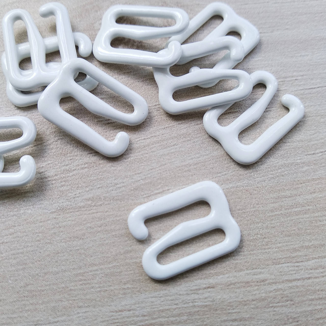 

Фурнітура для білизни, гачок, 1см, білий, Белый