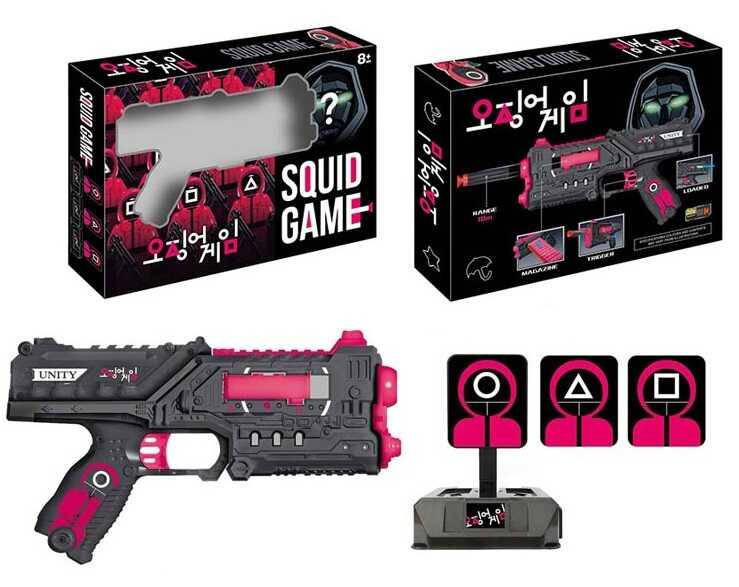 

Пистолет с мишенью Y-S1 20 мягких патронов, съемный держатель, в кор. 40*28*6см