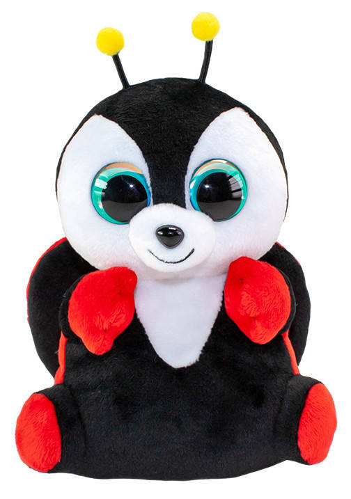 

Мягкая игрушка Lumo Stars Божья коровка Leppis, 15см (55360), Черный