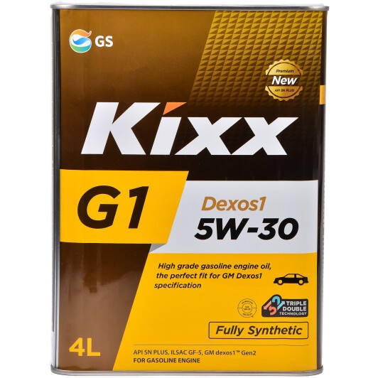 

Моторное масло Kixx G1 Dexos1 5W-30 синтетическое 4 л