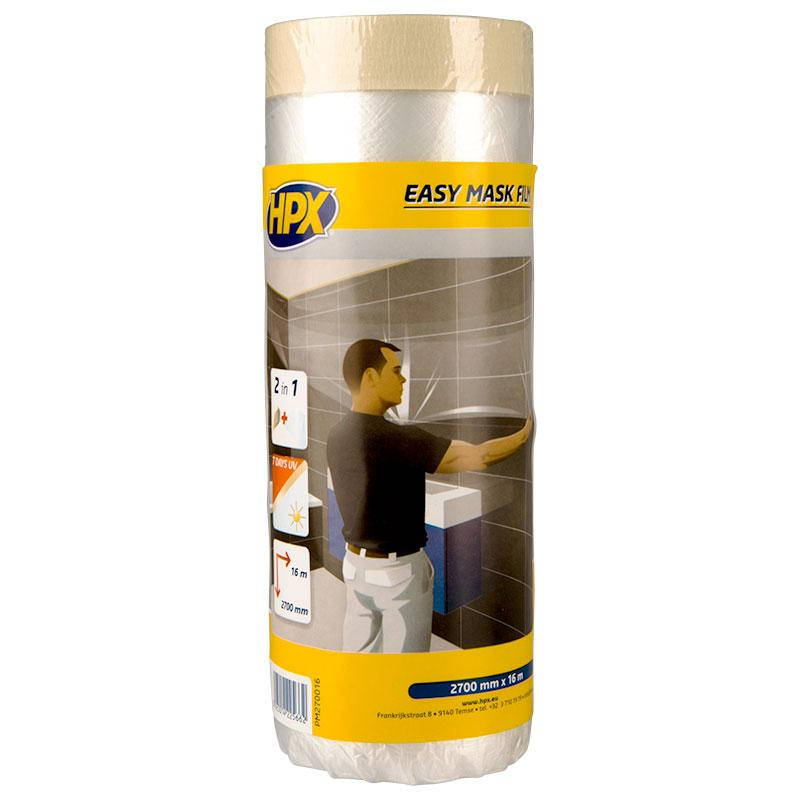 

ЗАХИСНА ПЛІВКА EASY MASK HPX з малярною стрічкою, 2700мм x 33м, PM270033