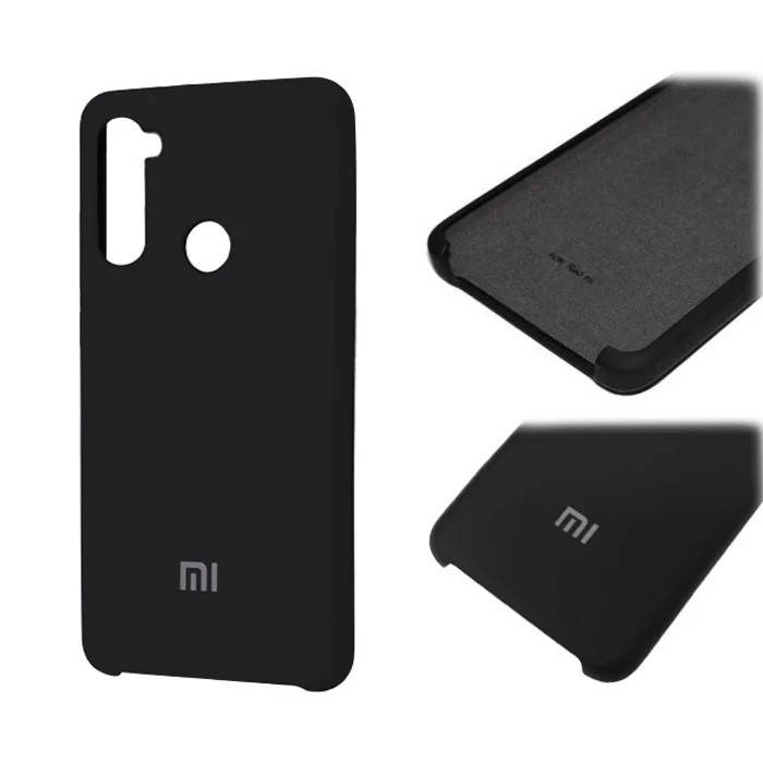 

Чехол силиконовый софт тач для Xiaomi Redmi Note 8T черный