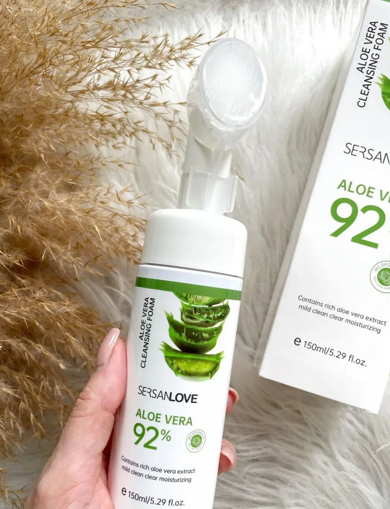 

Очищающий мусс для лица Sersanlove aloe cleansing mousse с алое