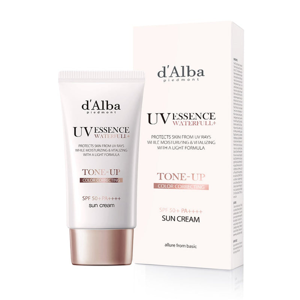 

Крем D'ALBA Waterfull UV Essence Tone-Up Sun солнцезащитный с высоким spf, 50 мл