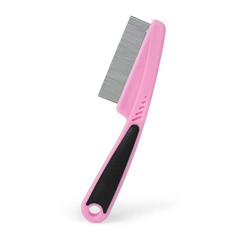

Гребень Taotaopets 094408 18см Pink для кошек и собак от блох