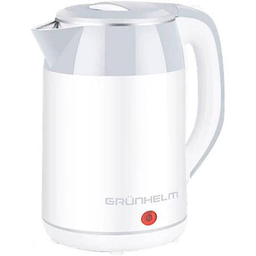 

Электрочайник GRUNHELM EKS-1863SW (белый) 1,8 л, 1500 Вт, дисковый чайник электрический