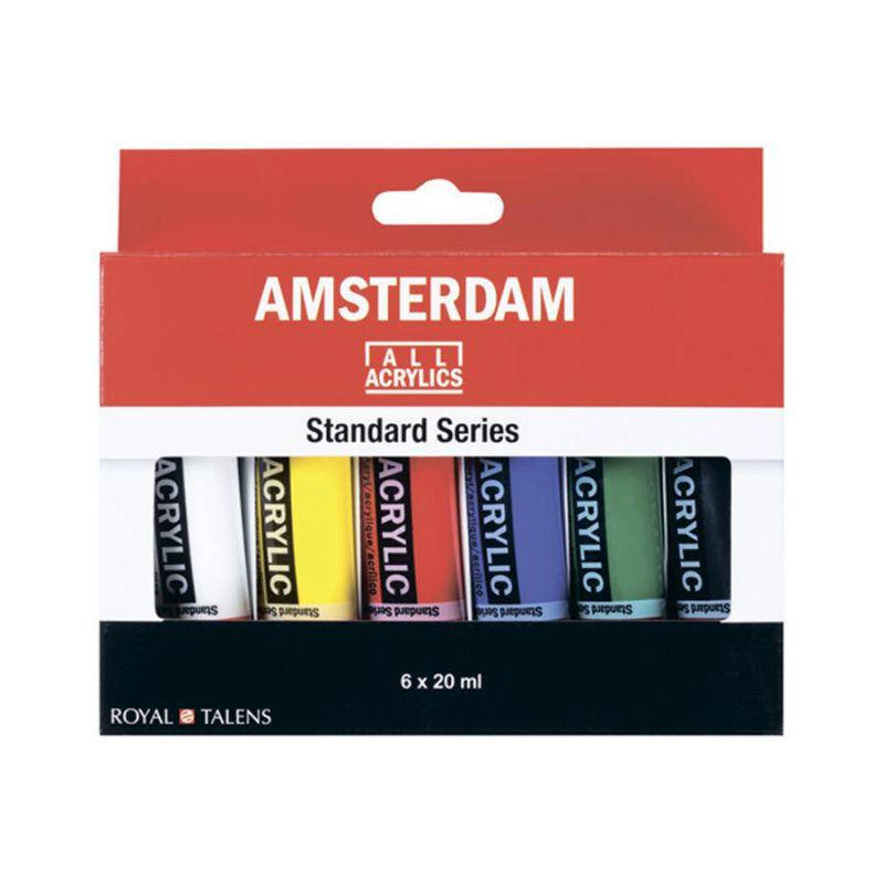 

Набор акриловых красок AMSTERDAM STANDARD, 6*20 мл, Royal Talens