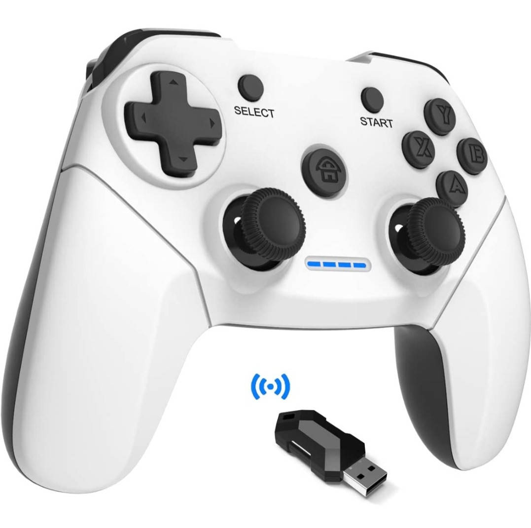 

Беспроводной игровой контроллер Maegoo 2.4G для ПК/PS3/TV/Телефонов Android/Планшетов, с двойной вибрацией