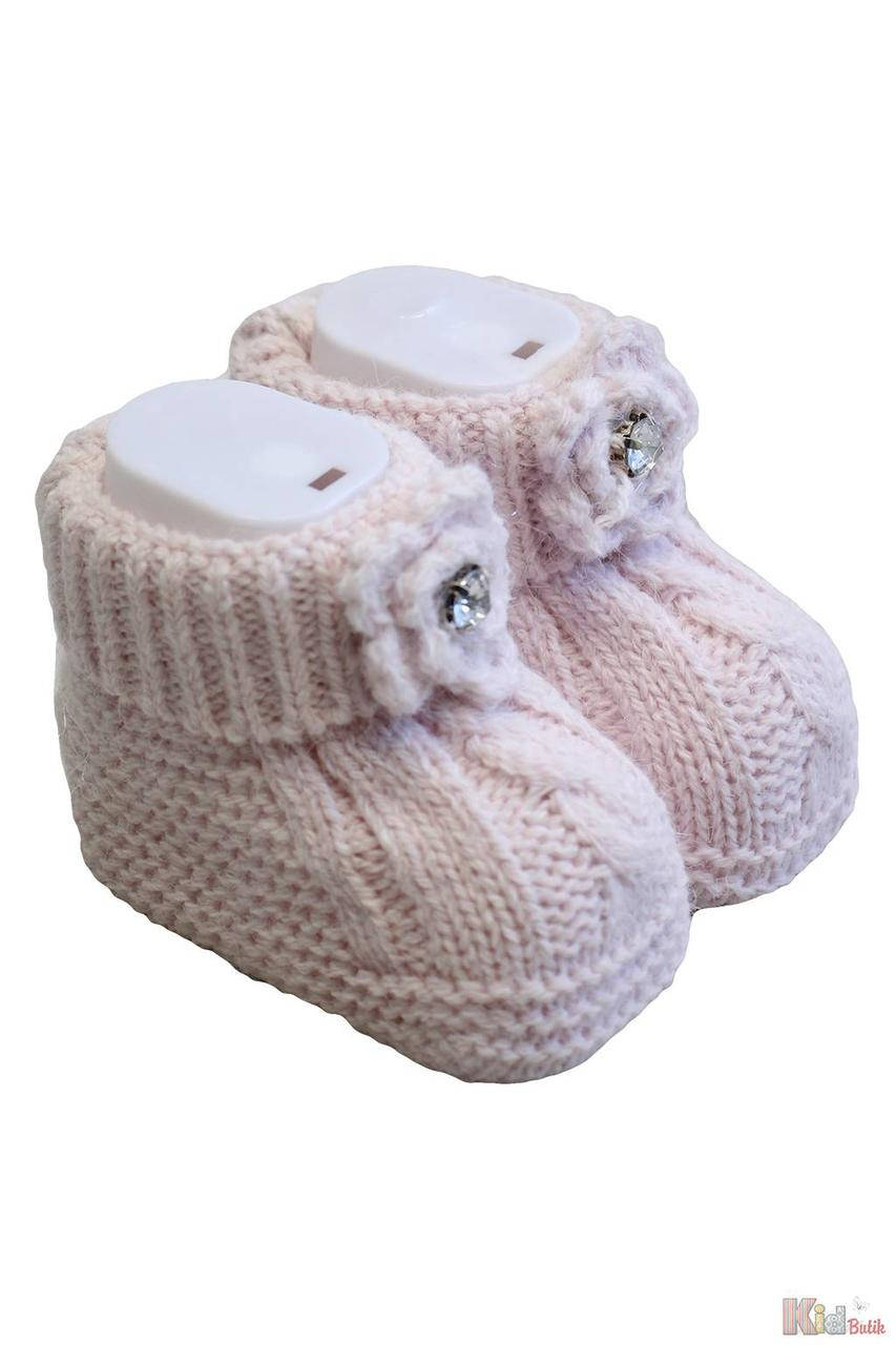 

Пинетки вязаные для самых маленьких девочек (17 см.) BabyMy 2125000759814