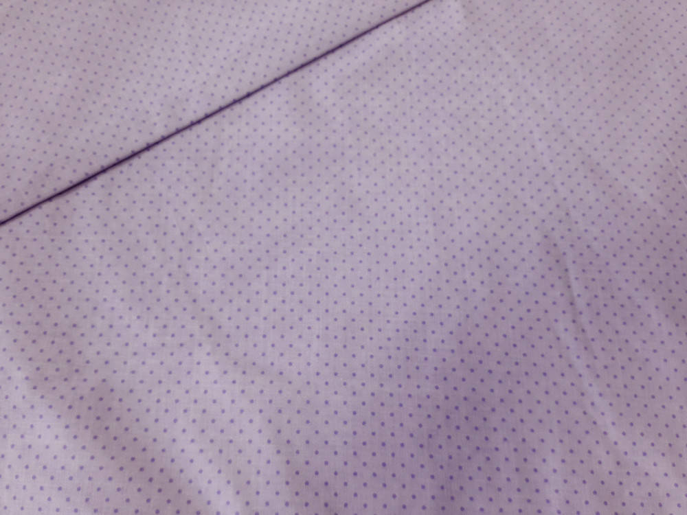 

Ткань "Точки на бледно-сиреневом" (50 х 80 см), Сиреневый