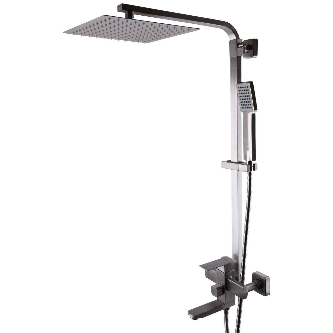 

Душевая система Globus LUX SBQ-SH-02 нерж.сталь