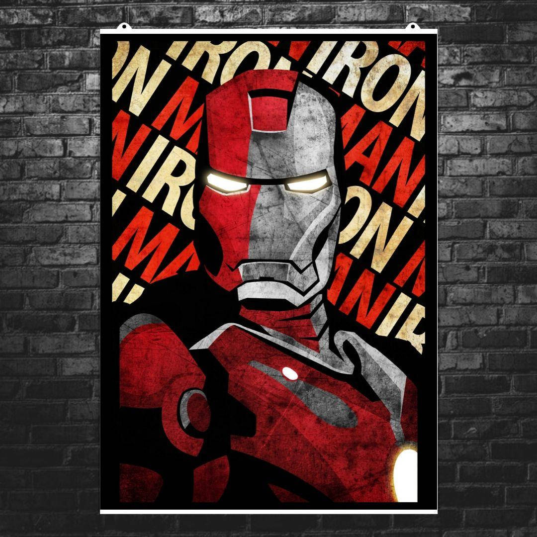 

Постер "Iron Man, минималистичный арт". Железный Человек, Marvel. Размер 60x42см (A2). Глянцевая бумага