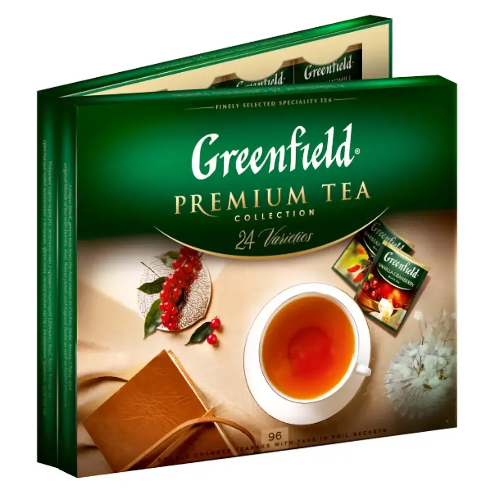 

Набор чая гринфилд пакетированный Greenfield Premium tea Collection 24 вида 96 шт