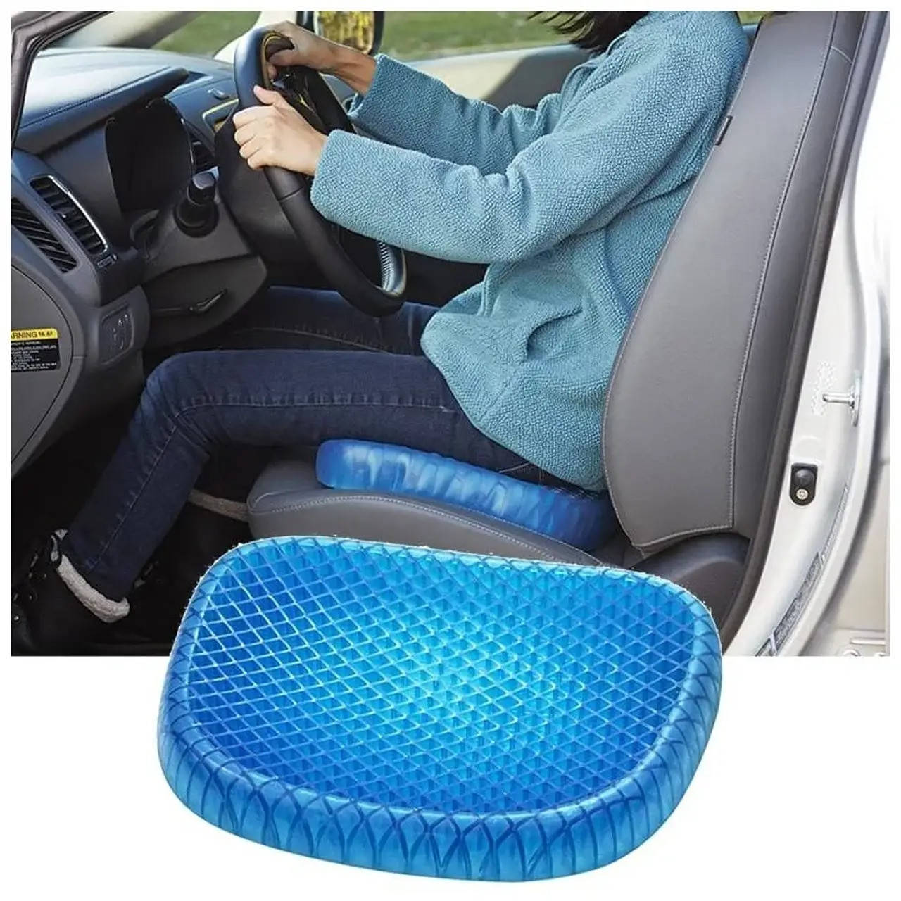 

Гелевая подушка Egg Sitter № F8-136 / Ортопедическая подушка, Синий