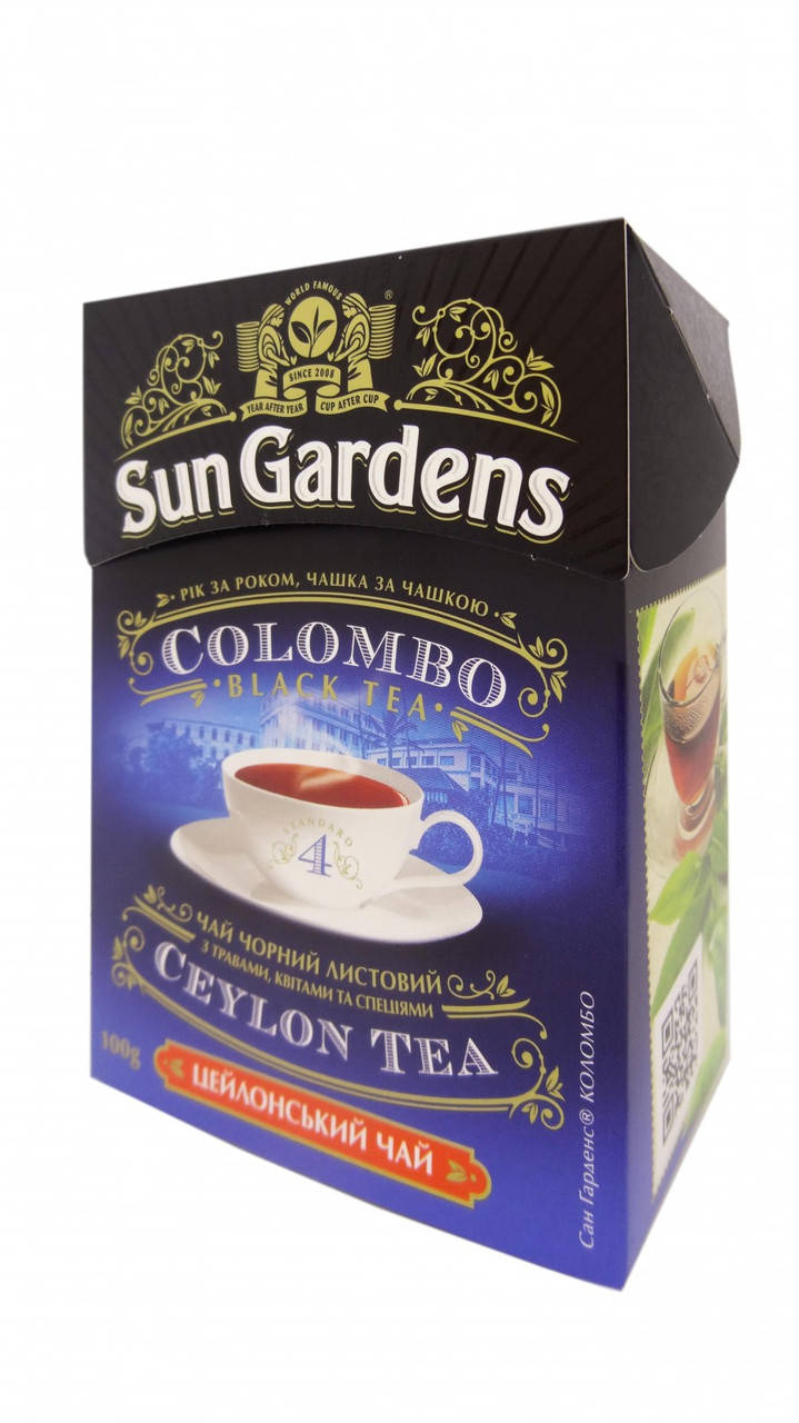 

Чай черный и зеленый Sun Gardens Colombo 100 гр.