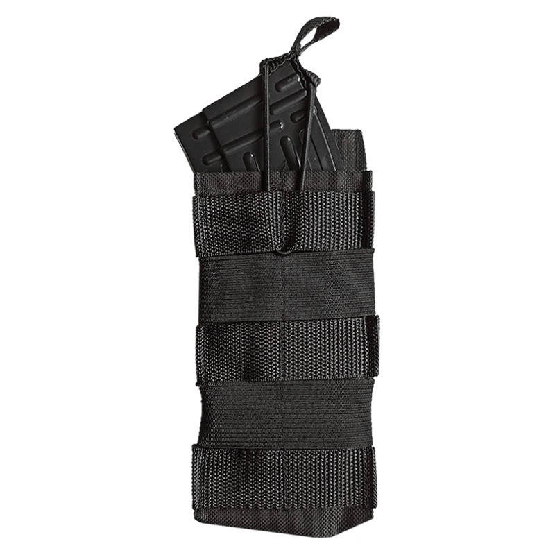

Подсумок для магазина АК / М16 открытый черный MOLLE Oxford