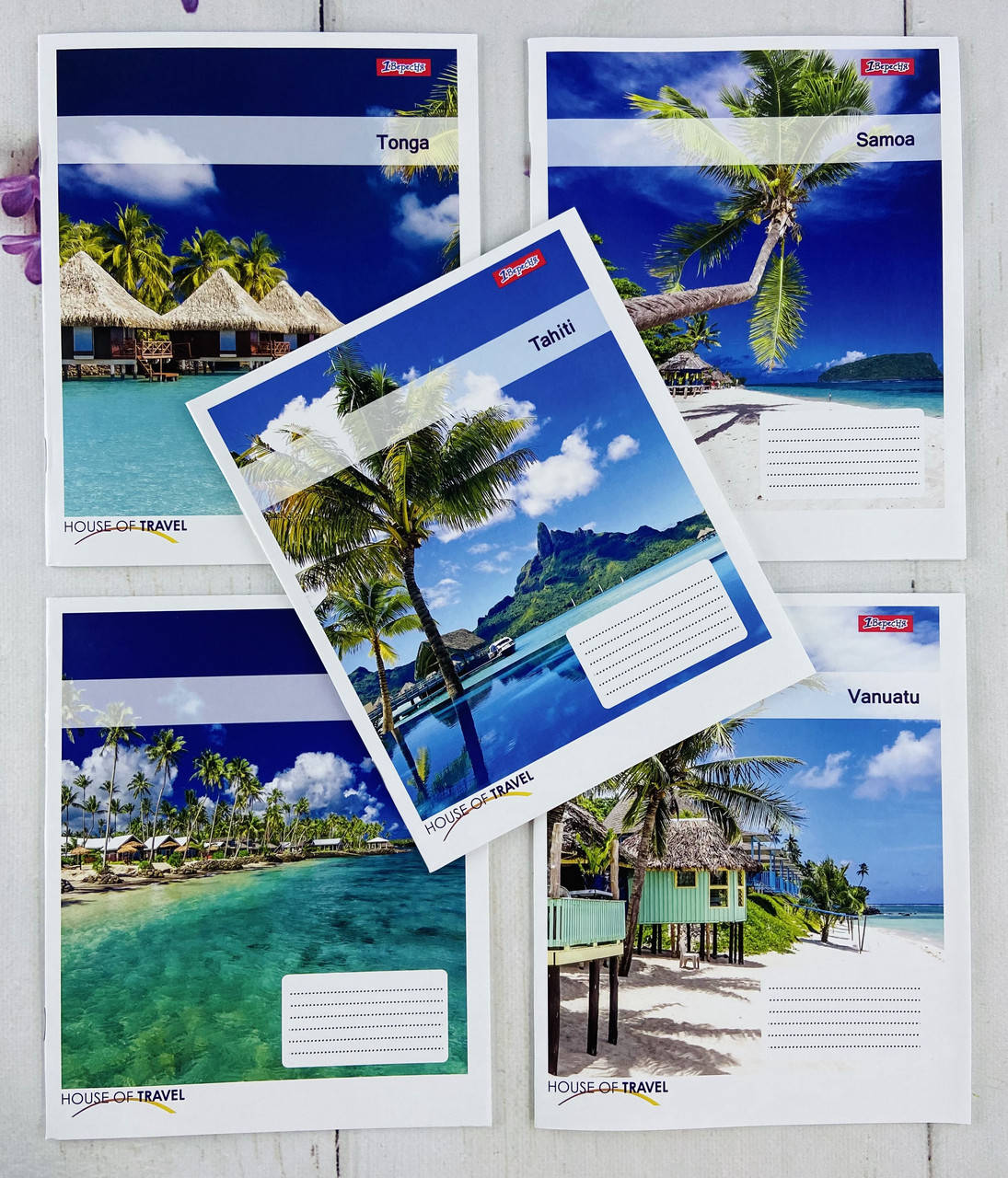 

Тетрадь 18 листов клетка Tahiti-21 765427 32101Ф 1 вересня Украина