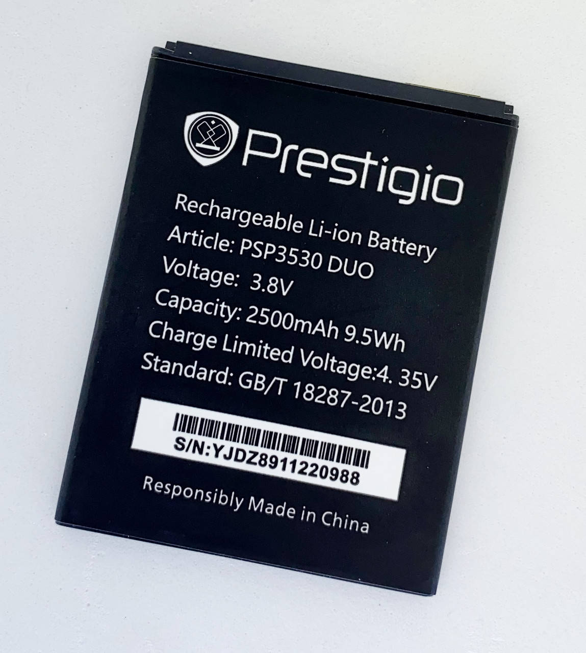 

Аккумуляторная батарея (АКБ) для Prestigio PSP3530/PSP3531/PSP3532/PSP7530 Duo MultiPhone, 2500 mAh