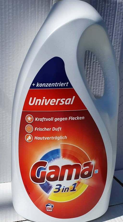 

GAMA Universal 3w1 5 л гель для прання (100пр.)