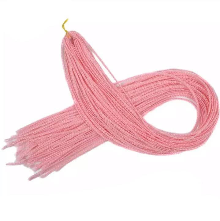 

Канекалон африканские косички зизи, розовый, 56 косичек