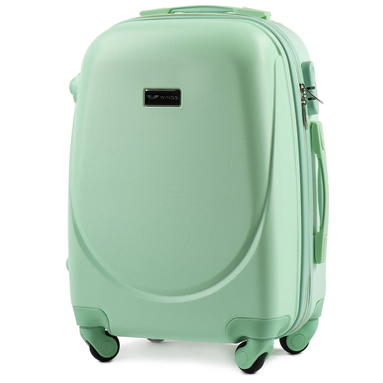 

Чемодан маленький на 4 колесах Wings K310 Ручная кладь (S) Мятный