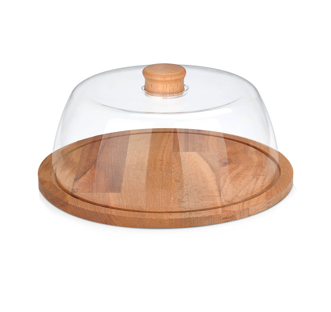 

Тортовница деревянная с крышкой Swan Wellini, Турция, 29х14см, W2, Прозрачный