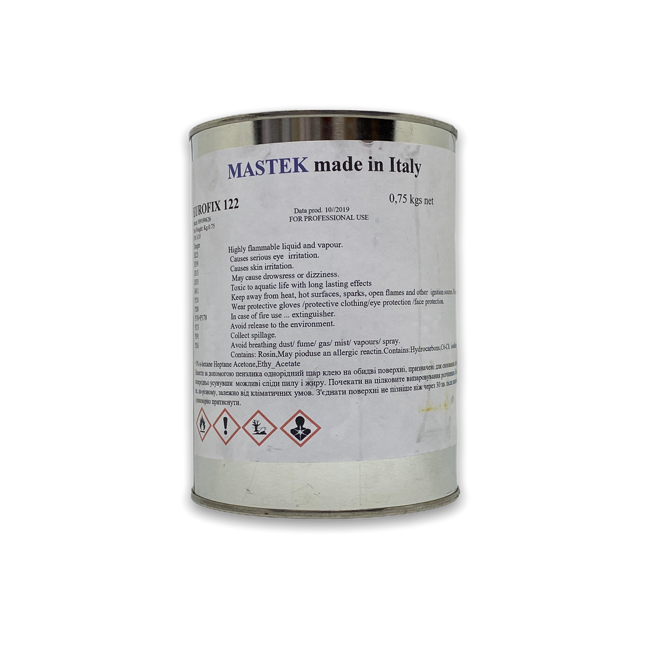 

Клей Mastek EUROFIX 122 наирит, 0.8 кг