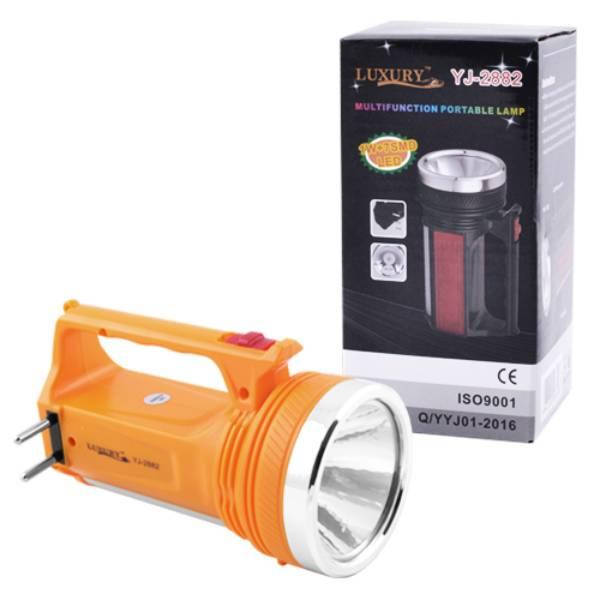 

Фонарь аккумуляторный 2 режим работы 1LED 1W+7SMD YJ-2882