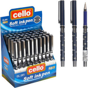 

Ручка масляна "Soft ink" Cello 281 синя