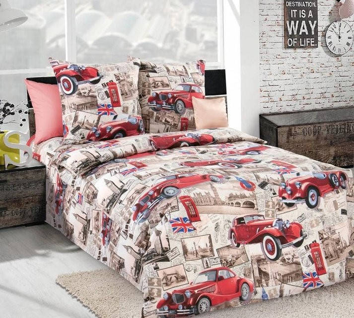 

Детское постельное белье "Тачки", бязь Полуторний