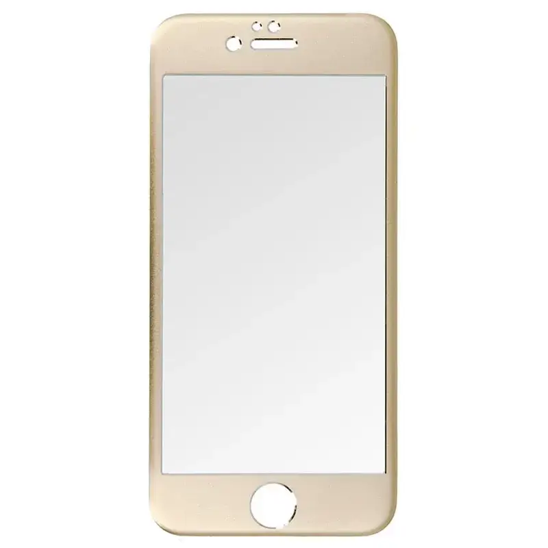 

Захисне скло Vouni 0.1 mm для iPhone 6 / 6s Gold + плівка зад (0962), Прозрачный