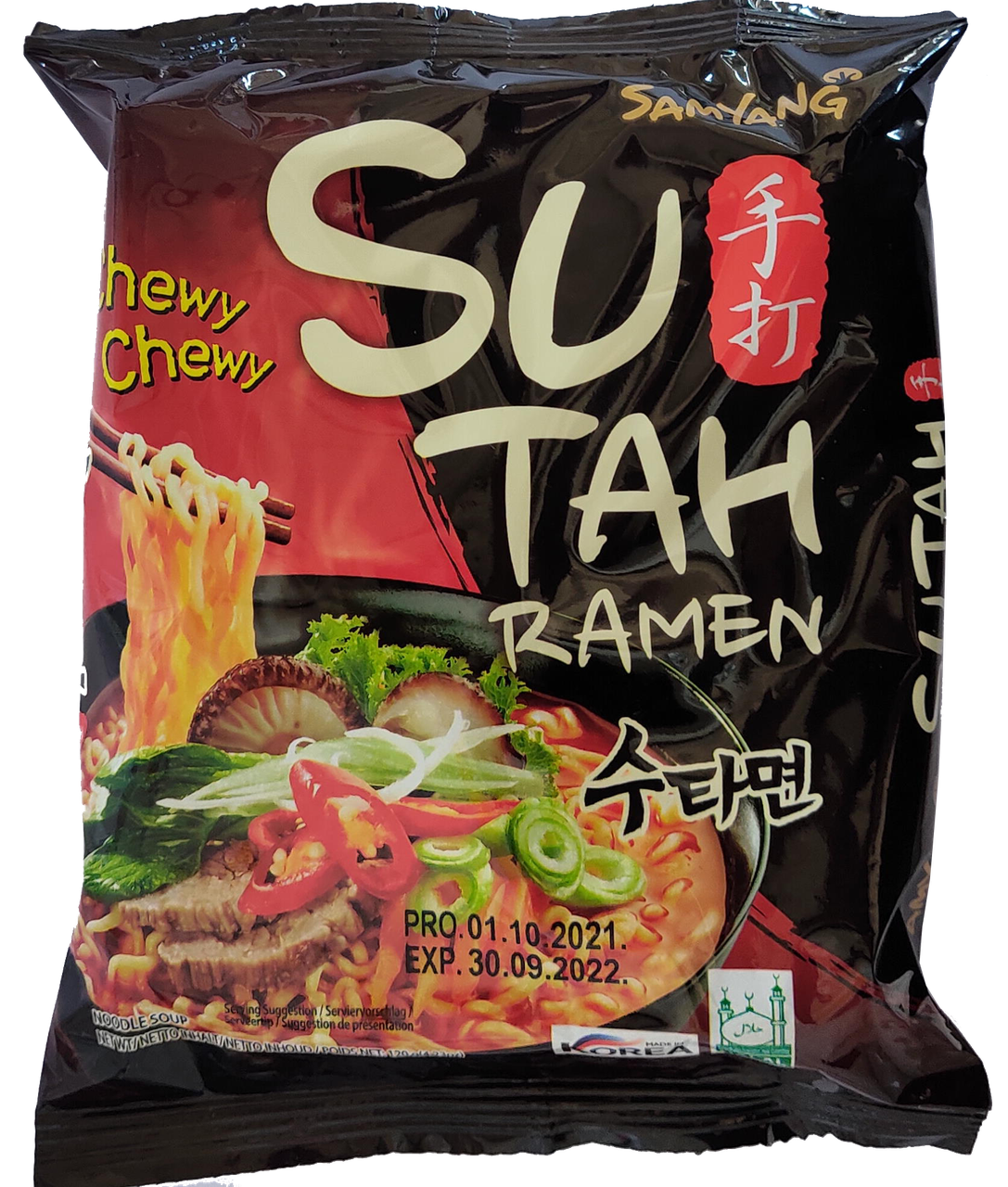 

Лапша Сута Рамэн Пакет 120г ТМ "SamYang"