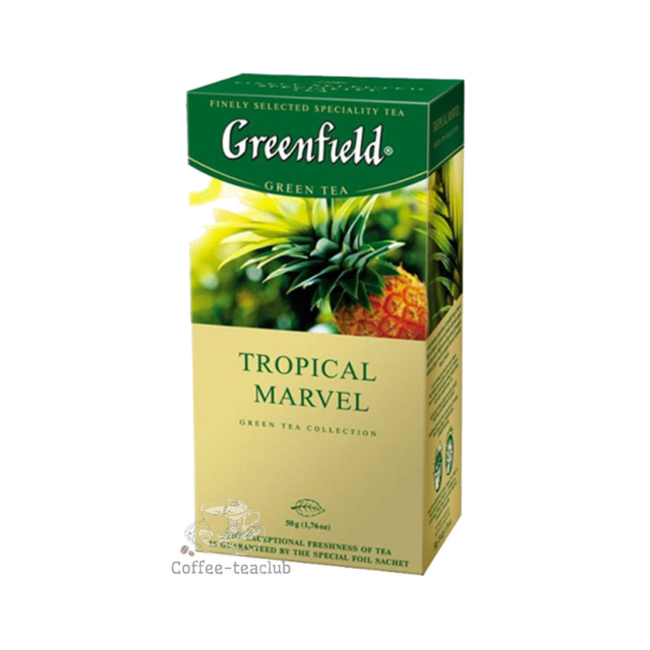 

Зеленый чай Greenfield Tropical Marvel (25 шт) Ананас