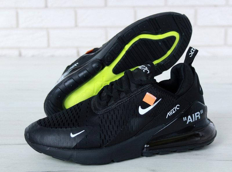 

Кроссовки мужские N1ke Air Max 270 Black "Черные полностью" р. 43, 44, 45, Черный