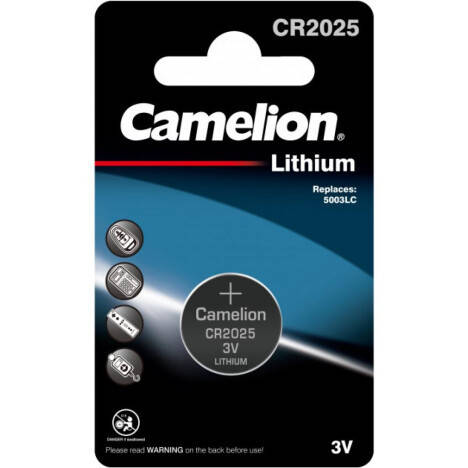 

Дисковая батарейка CAMELION Lithium Cell 3V CR2025