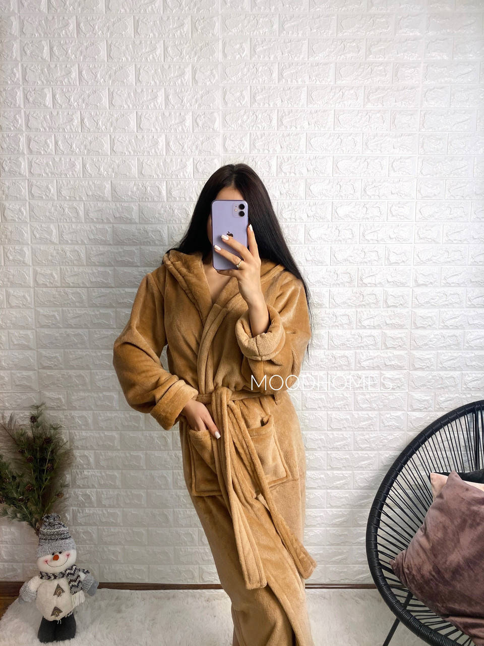 

Халат женский длинный Батал 2XL