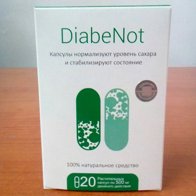 

Капсулы DiabeNot (ДиабеНот) от диабета