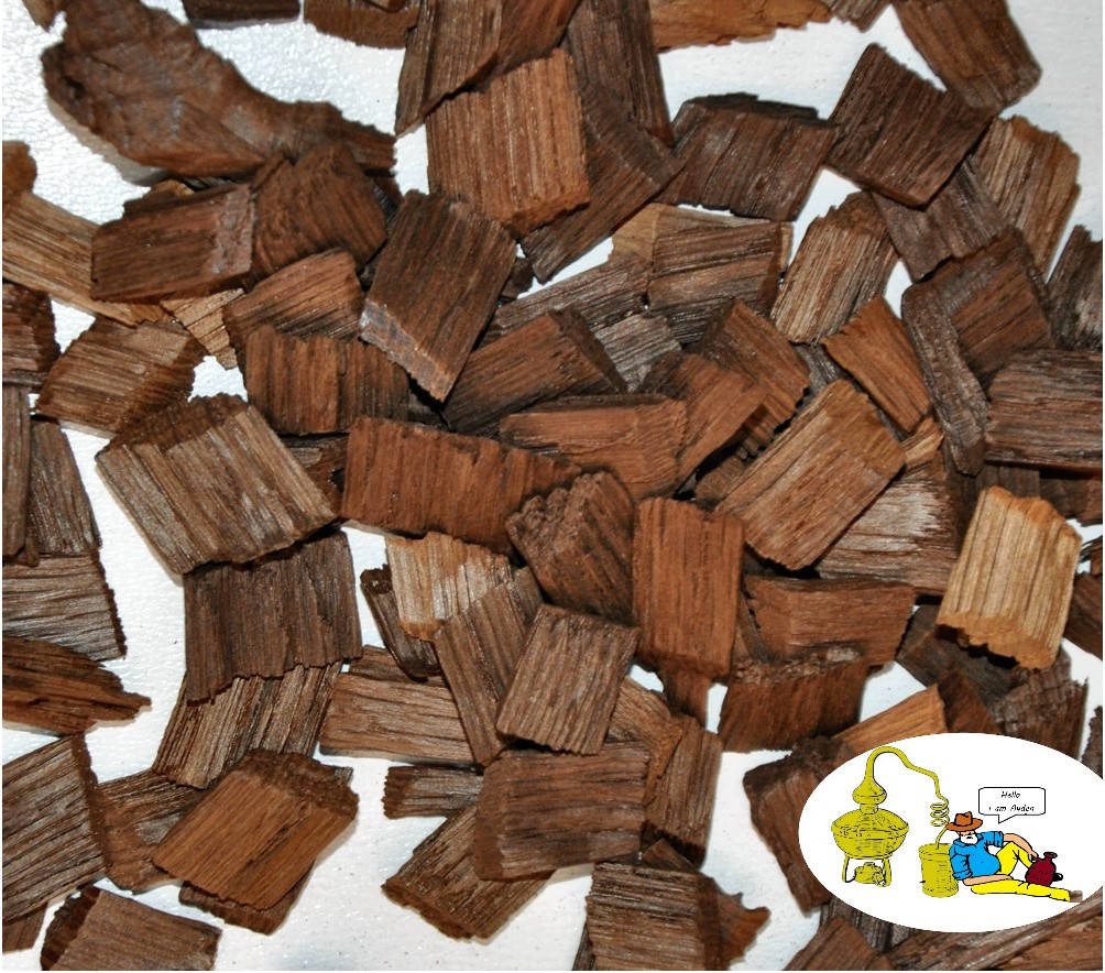 

Щепа средней фракции сильной обжарки