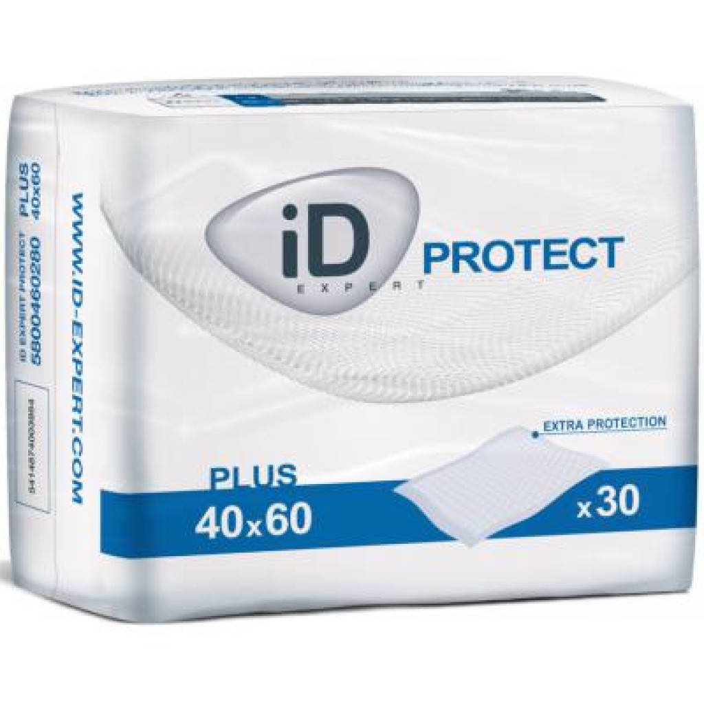 

Пеленки для младенцев ID Plus 40x60 30 шт (5411416047988), Белый